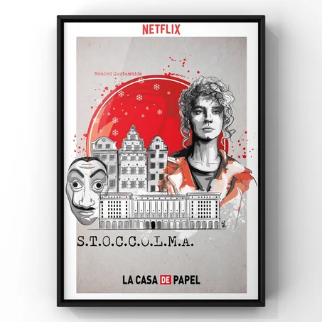 Tableau Monica - La casa de papel