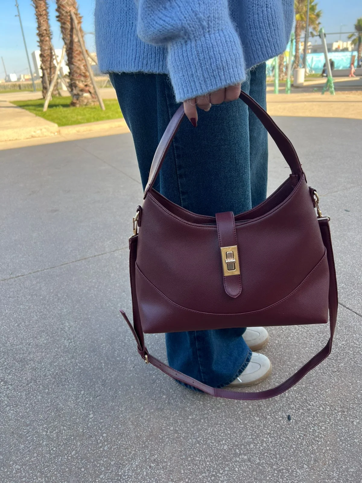 Sac Hobo  |  Bordeaux