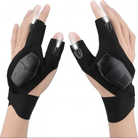 قفازات مصباح يدوي بدون أصابع