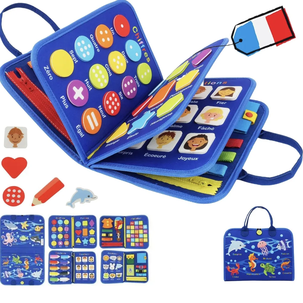 Jouet Sensoriel Serrures Éducatif – Développement Logique Pour Enfants Autistes, En Métal Et Plastique