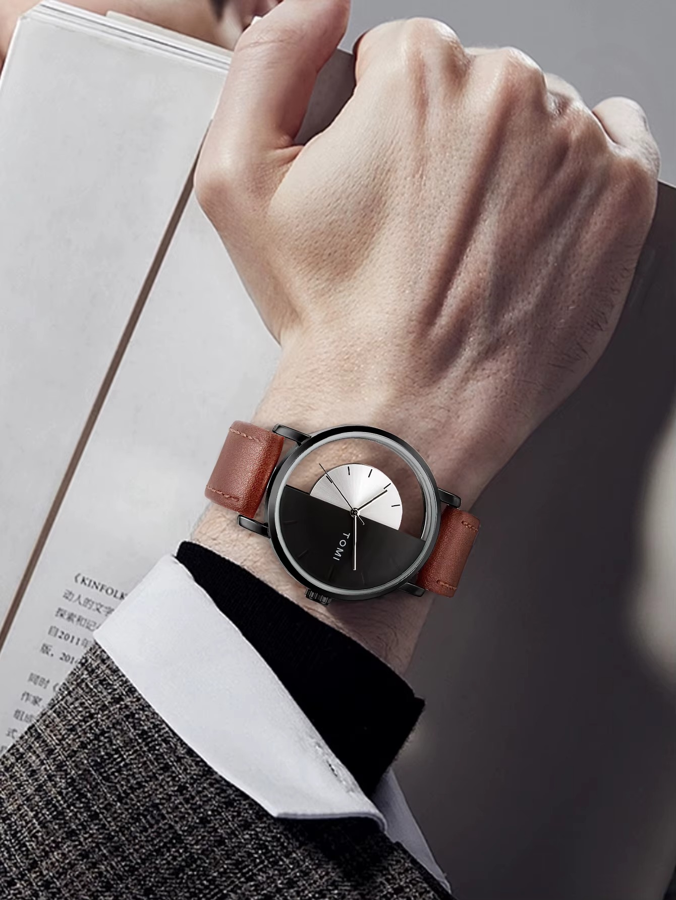 TOMI Fashion Simple Hollow Design Quartz Watch TOMI Fashion Simple Hollow Design Quartz Watch