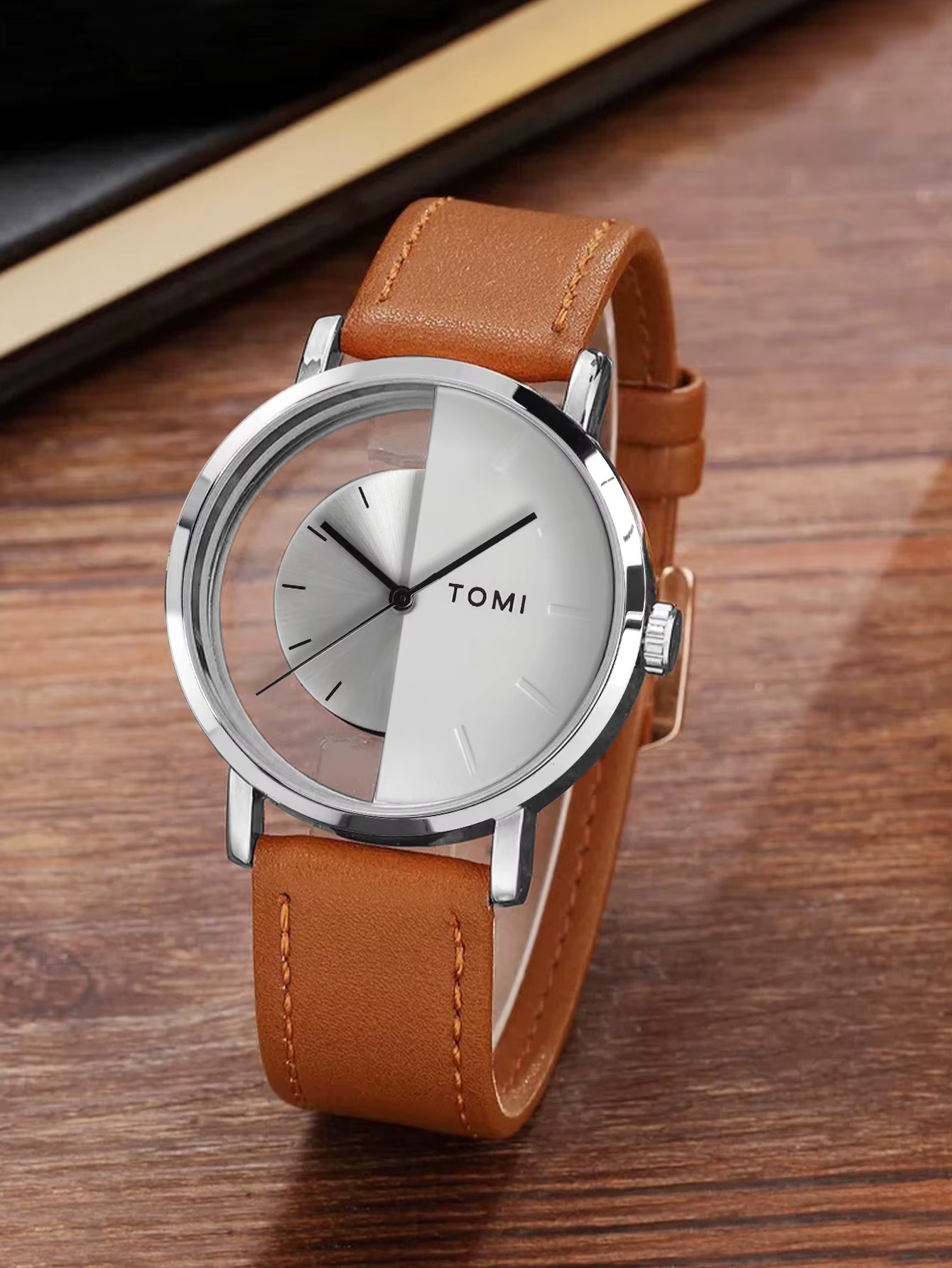 TOMI Fashion Simple Hollow Design Quartz Watch TOMI Fashion Simple Hollow Design Quartz Watch
