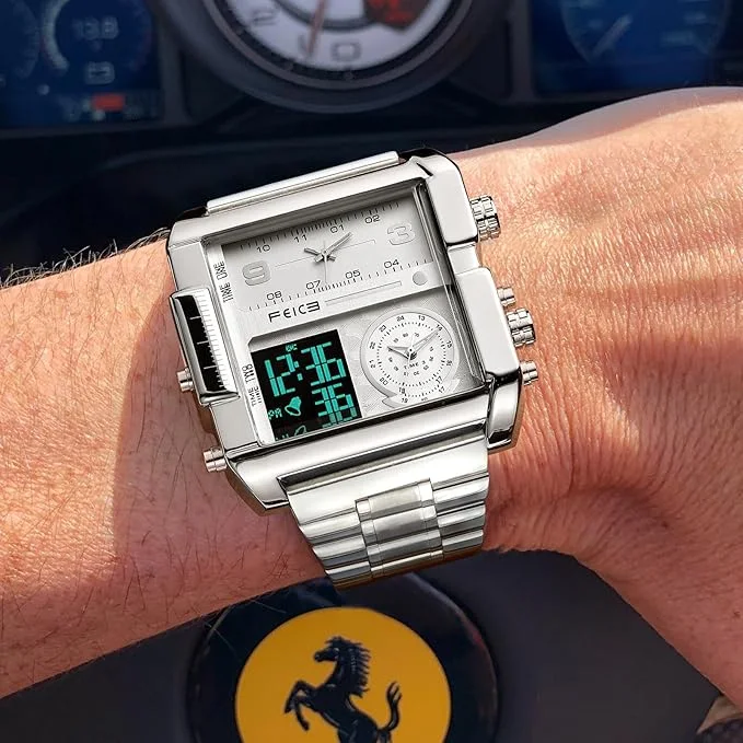 FEICE Watch Analog White Dial