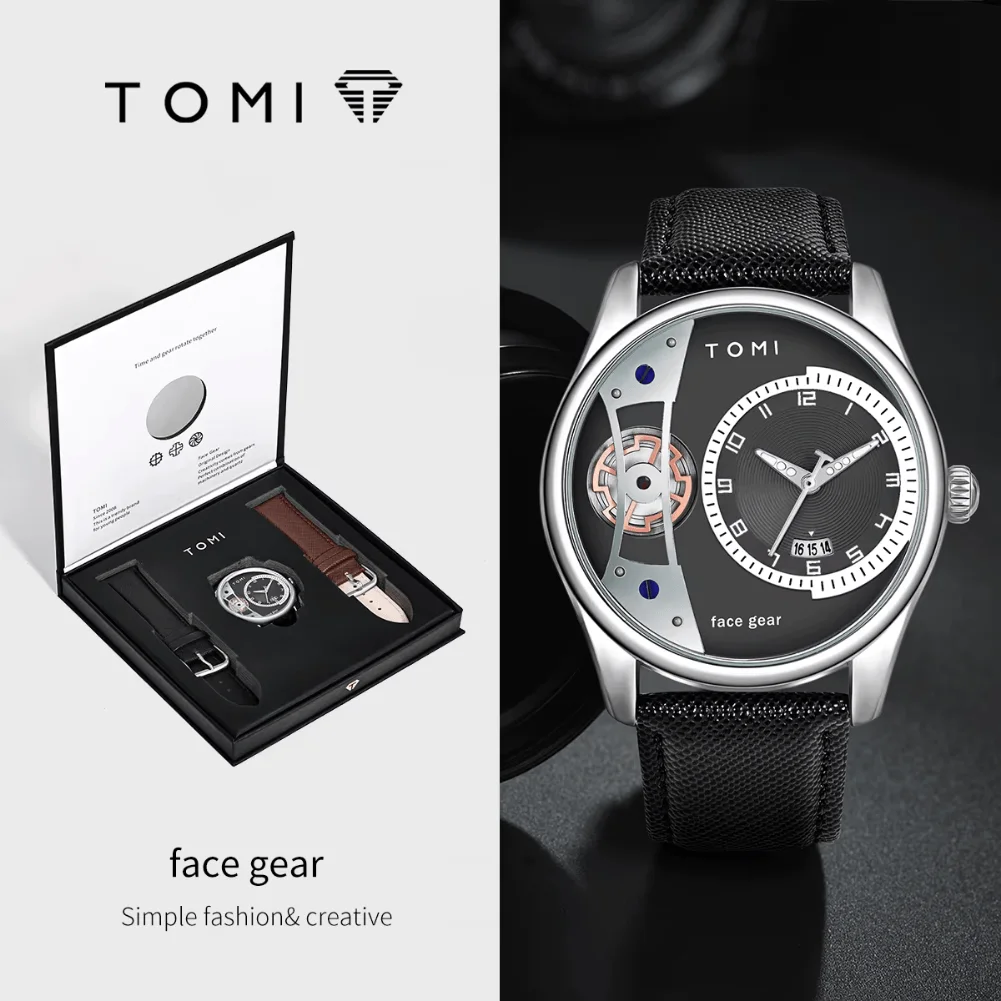 Analoguen original TOMI Watch Men Waterproof