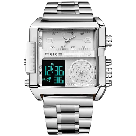 FEICE Watch Analog White Dial