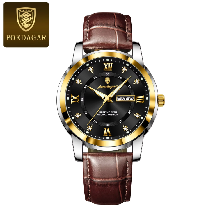 POEDAGAR Luxury Wristwatch