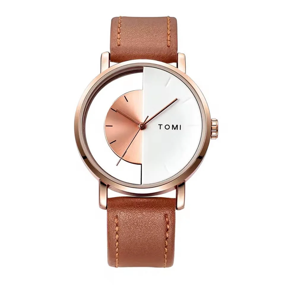ORIGINAL TOMI Fashion Simple Hollow Design Quartz Watch