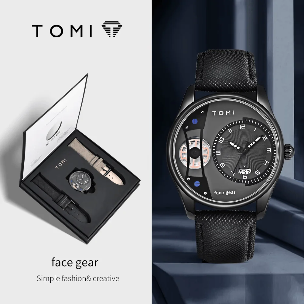 Analoguen original TOMI Watch Men Waterproof