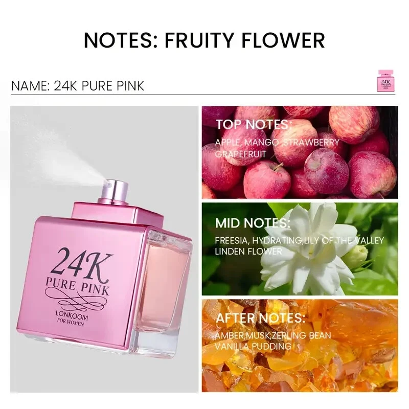 24K Pure Pink Eau De Parfum for Women
