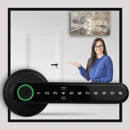 قفل الباب الذكي