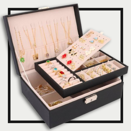 صندوق تخزين وتنظيم المجوهرات