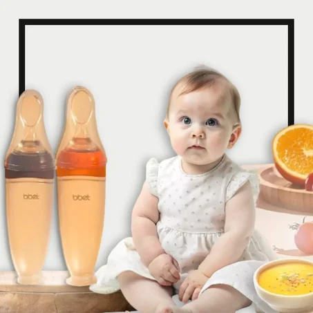 ملعقة تغذية الأطفال