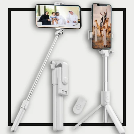 عصا سيلفي لاسلكية بتقنية البلوتوث