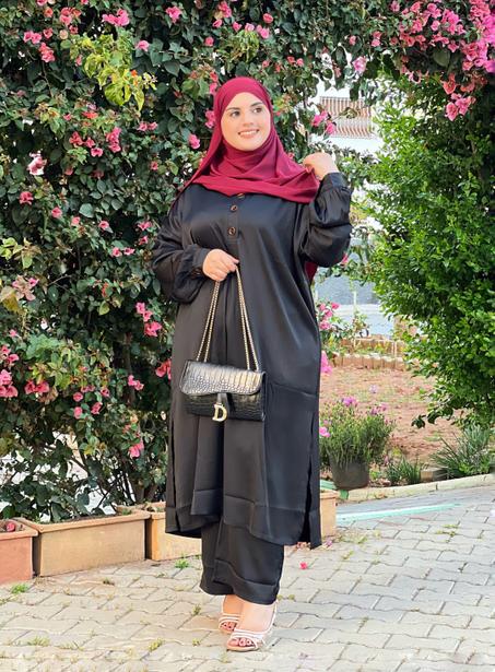 Ensemble (Famille satan). انصومبل طويل ثوب  ستان زارا ,تركيا