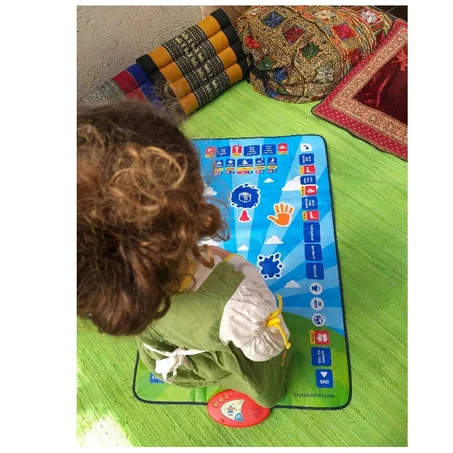 سجادة تعليم الصلاة للأطفال… خلّي ولدك يتعلّم الصلاة بروحه وبحب ❤️