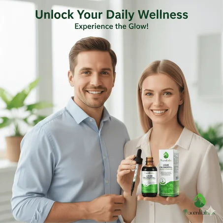 🌿💧 قطرات الكلوروفيل السائلة – Liquid Chlorophyll