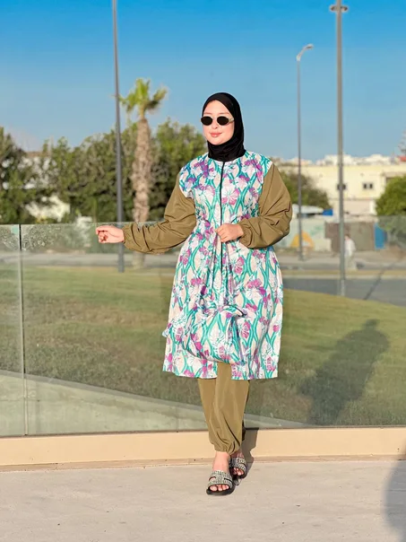 بوركيني 4 قطع أنيق وعصري