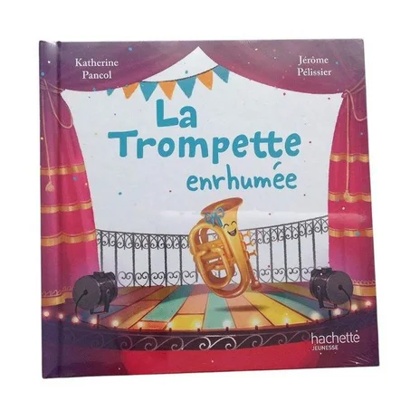 كتاب قصصي مصور للأطفال حول الآلات الموسيقية La Trompette enrhumée