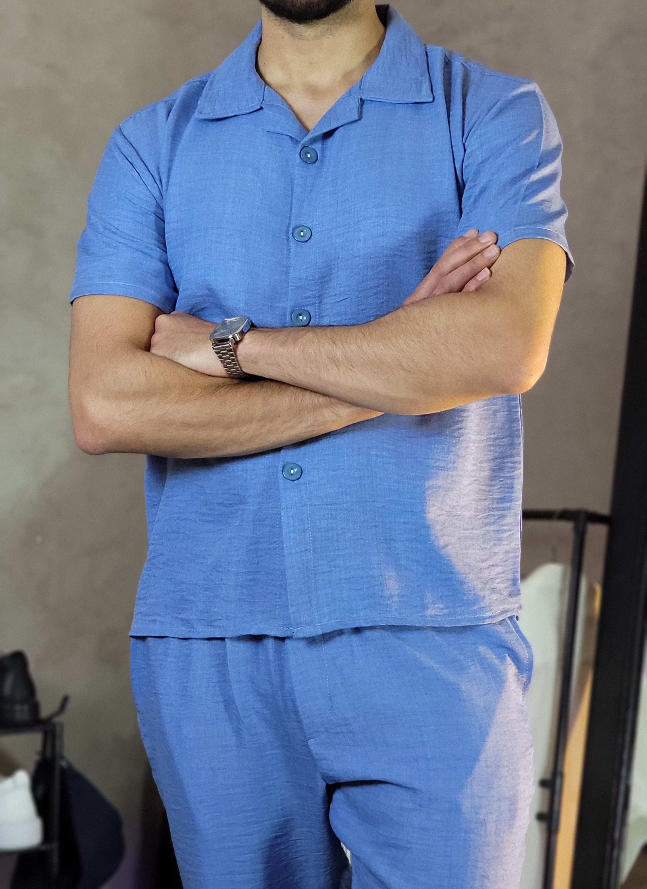 🌞 Ensemble léger premium – Chemise et pantalon Le Lin™ 🌿