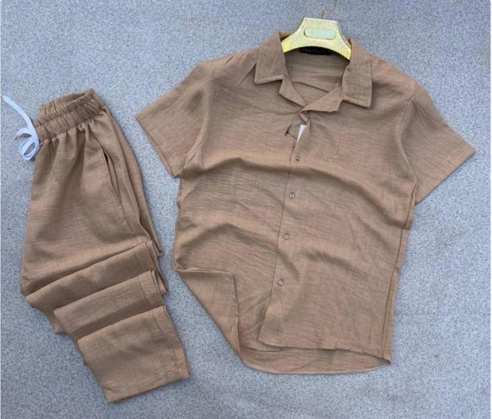 🌞 Ensemble léger premium – Chemise et pantalon Le Lin™ 🌿