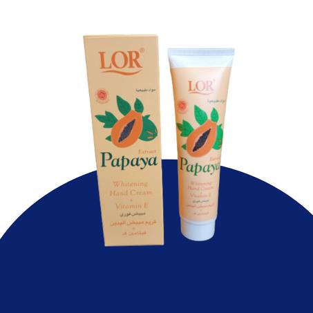 كريم تبييض بالبابايا