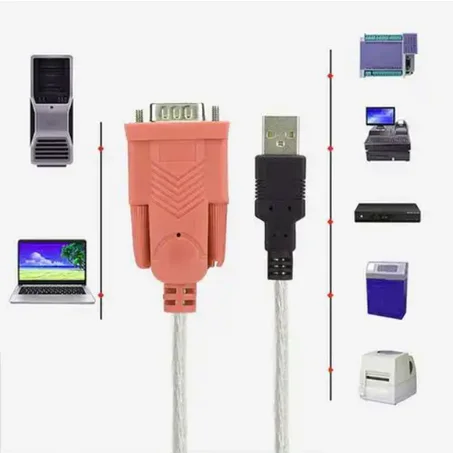 Convertisseur USB 2.0 vers RS232 de câble de port série DB9 câble 1,5 mètres