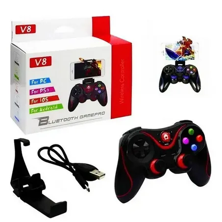 Manette de jeu sans fil Bluetooth + SUPPORT TÉLÉPHONIQUE