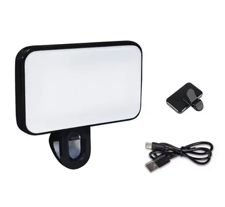 LED LIGHT interrupteur contrôle Mini bureau prise de vue vidéo en direct LED lumière de remplissage USB charge veilleuse