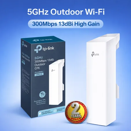 TP-Link CPE510 – Point d’Accès Extérieur 5GHz 300Mbps 13dBi