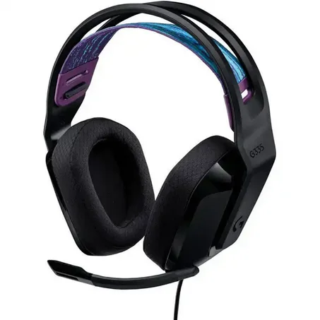Logitech G335 Wired Gaming Headset, with Flip to Mute Microphone, 3.5mm Audio Jack,