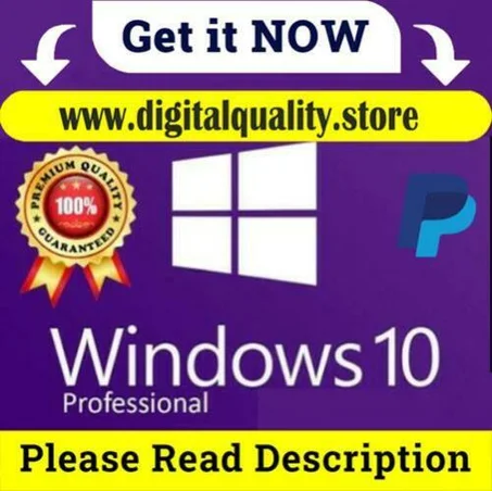 ✔️Windows 10 Pro Activation Licence Key Professional 64-32 bit Genuine Key✔️