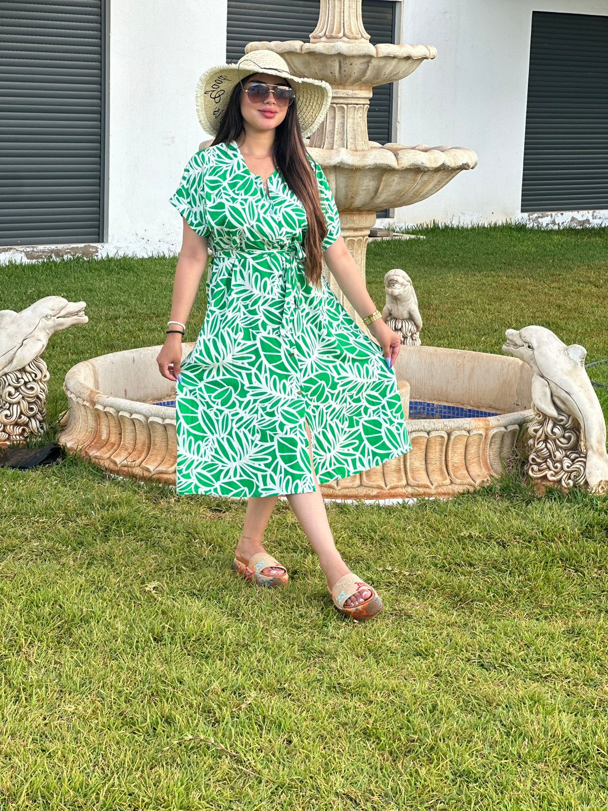 VICTOURY LUNE Robe Ceinturée