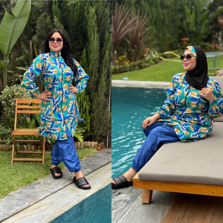 BURKINI MZ BLEU