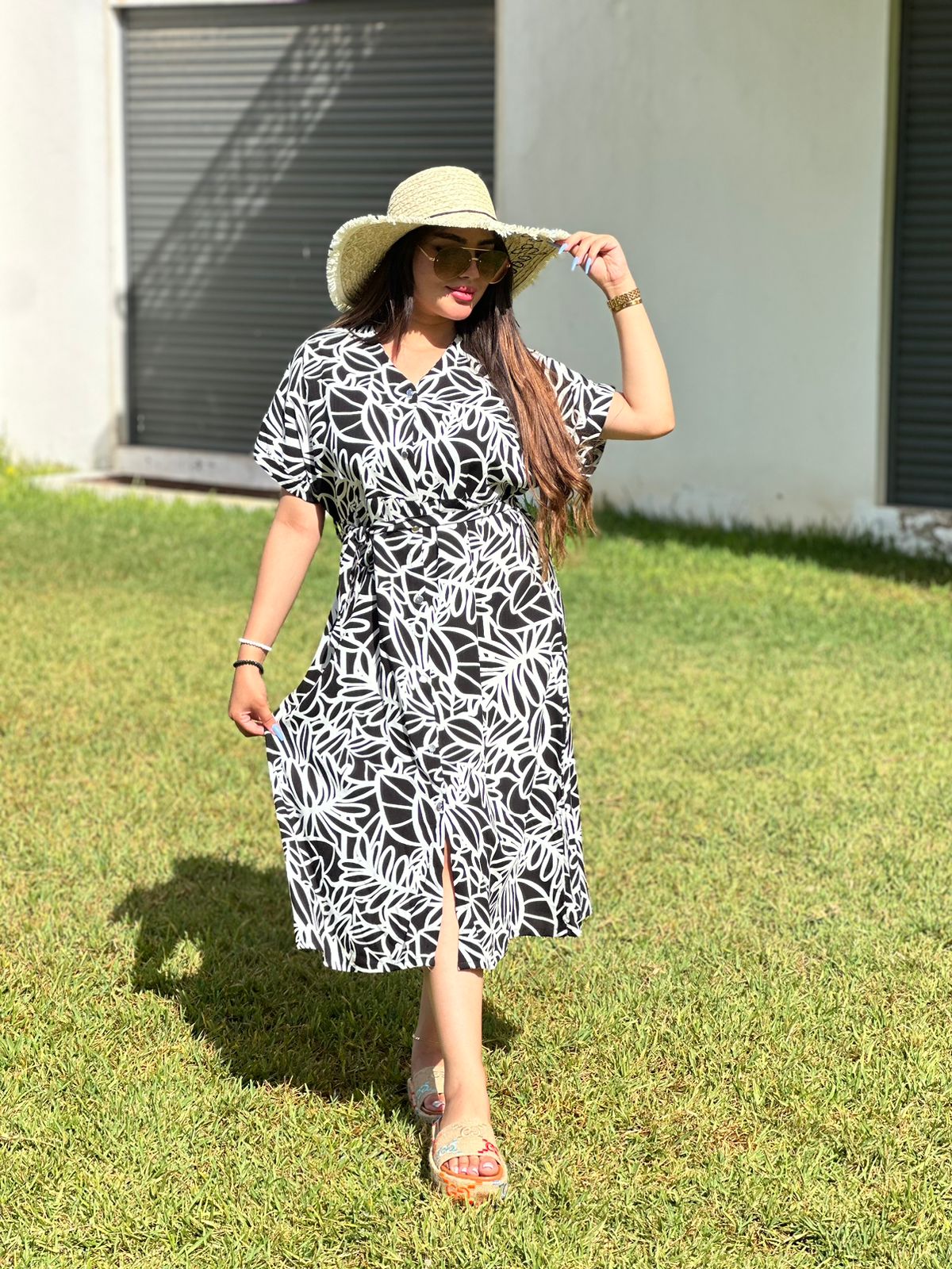 VICTOURY LUNE Robe Ceinturée