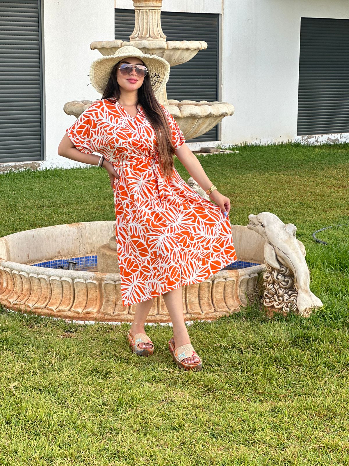 VICTOURY LUNE Robe Ceinturée