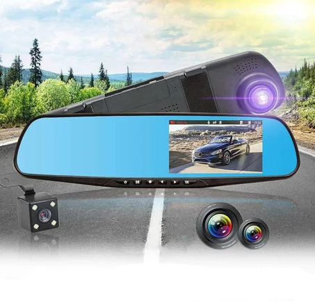 كام بدقة أمامية 4K وخلفية 1080 بكسل للسيارة