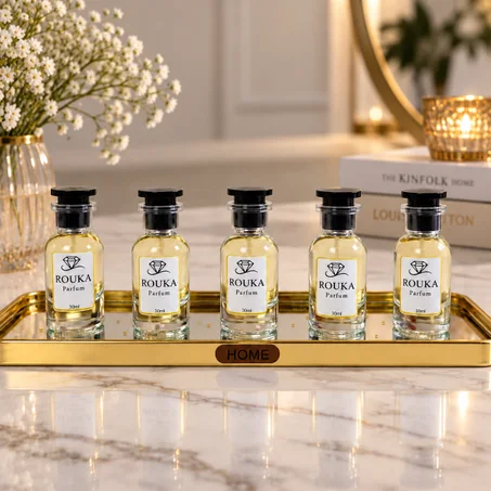 � 5 عطور بـ130 درهم فقط + التوصيل مجاني! 🌸 30ml لكل قرعة