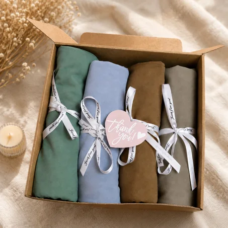فقط 190DH 😍✨ باك 4 حجابات جيرسي 🧕🖤 التوصيل مجاني 🚚