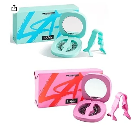 ملقط رموش اصطناعية من المنك الطبيعي المغناطيسي