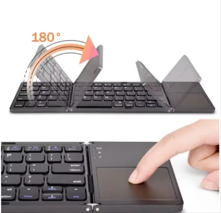 لوحة مفاتيح لاسلكية كيبورد بلوتوث قابلة للطي