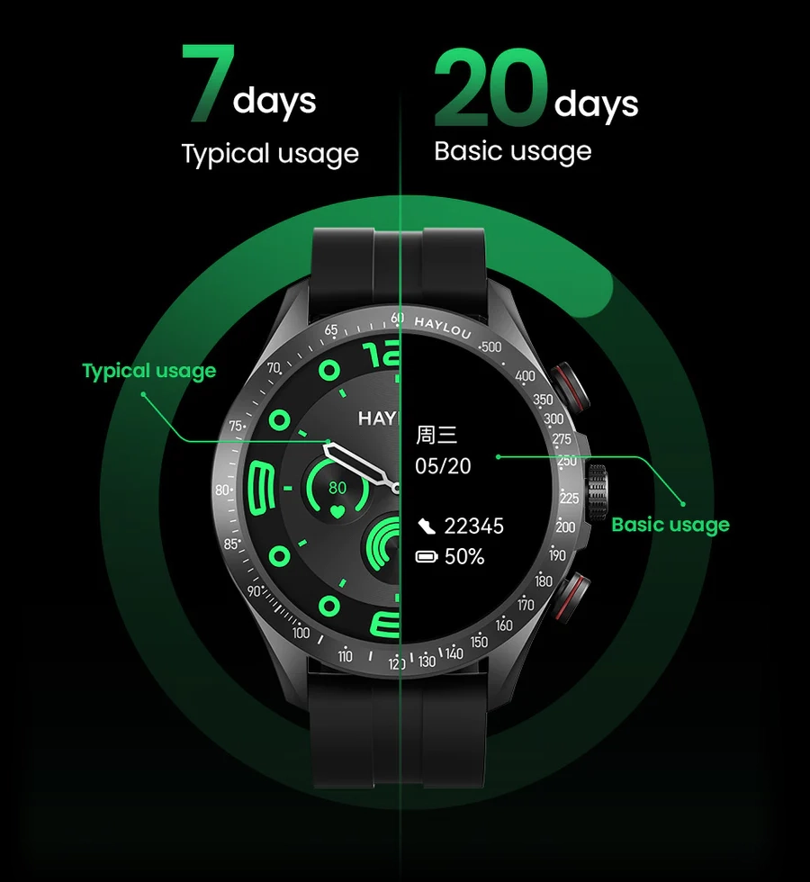 HAYLOU SMART WATCH SOLAR PRO