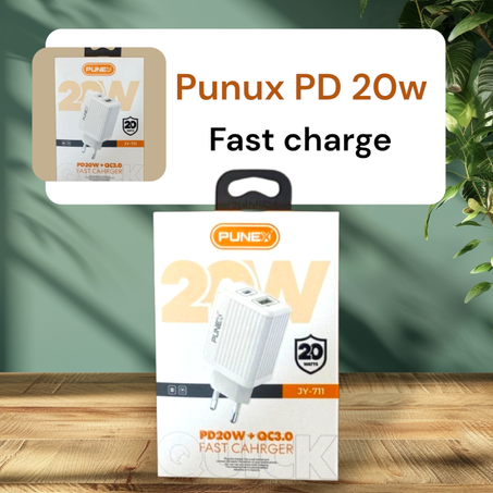 شاحن punux fast charge 20w