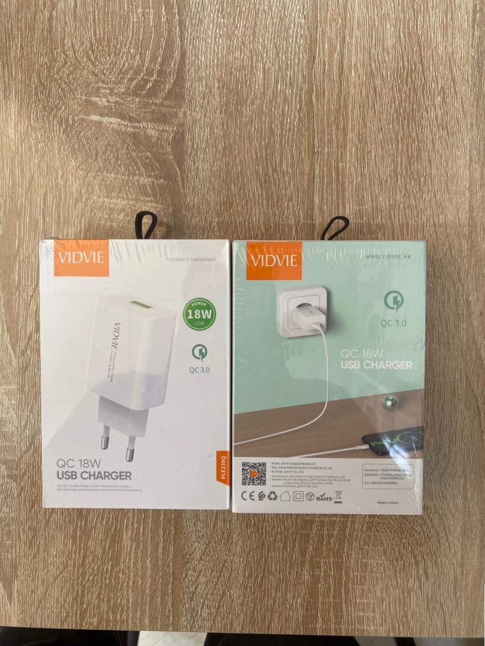 VIDVIE CHARGER 18W
