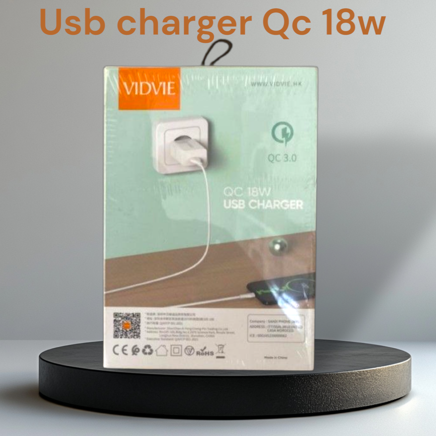 VIDVIE CHARGER 18W