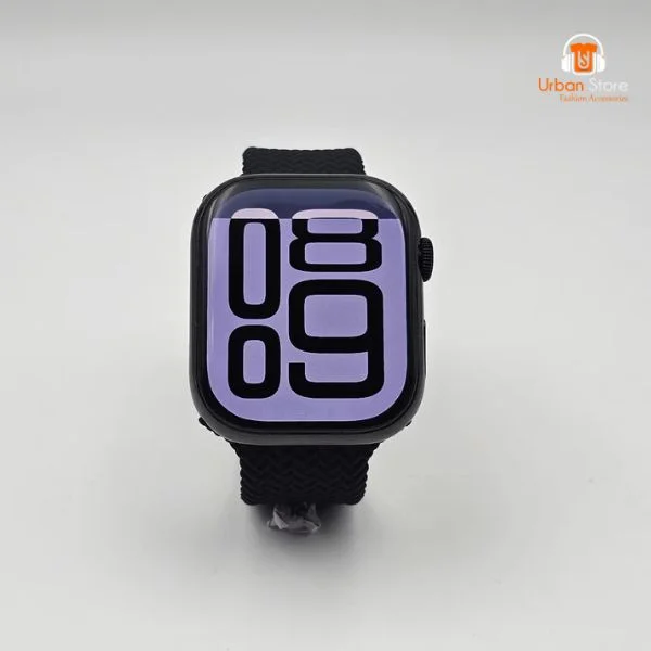 ساعة ذكية HK 10 Pro Max Series 10 بلوتوث باللون الأسود