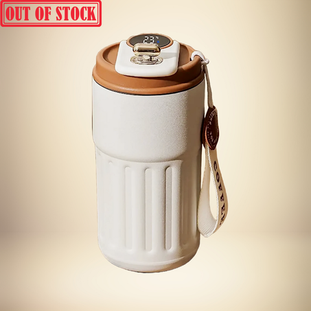 كوب قهوة ذكي مع شاشة  لعرض درجة الحرارة