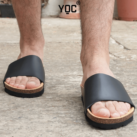 Sandale original |  YQC ® | Confort médical | Noir