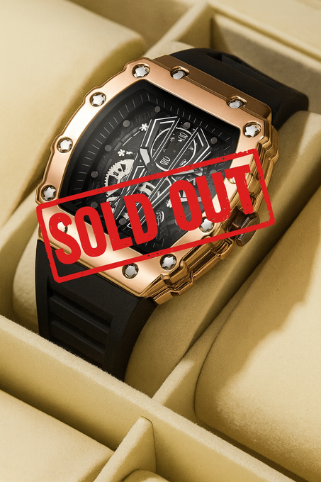 Elegante Herren-Skelettuhr – Sportlich, modisch & wasserdicht