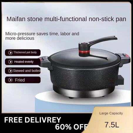 Multi-functional Micro-pressure Electric Non-stick Pot
