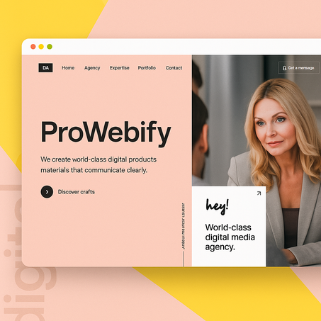 ProWebify - A Premium HTML5 Template Tailored for Digital Agencies
